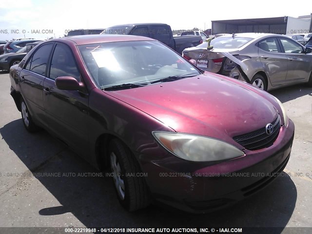 4T1BE30K43U194358 - 2003 TOYOTA CAMRY LE/XLE/SE MAROON photo 1
