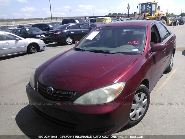 4T1BE30K43U194358 - 2003 TOYOTA CAMRY LE/XLE/SE MAROON photo 2