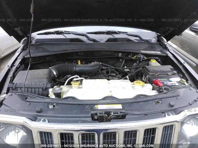 1J4PN2GK3BW591258 - 2011 JEEP LIBERTY SPORT 灰色 照片 10