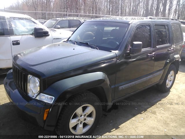 1J4PN2GK3AW139583 - 2010 JEEP LIBERTY SPORT 绿色 照片 2