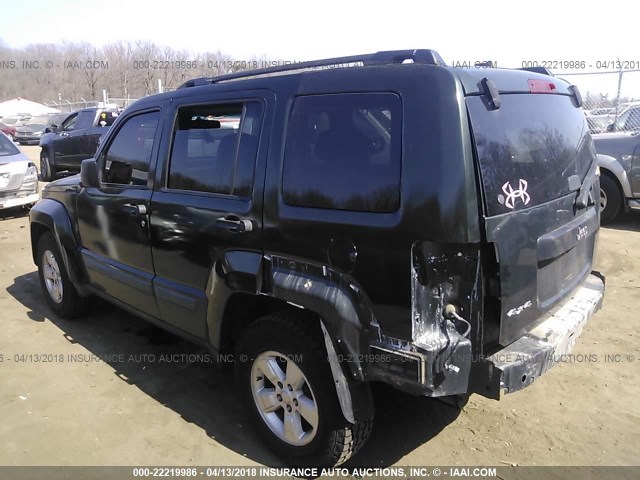 1J4PN2GK3AW139583 - 2010 JEEP LIBERTY SPORT 绿色 照片 3