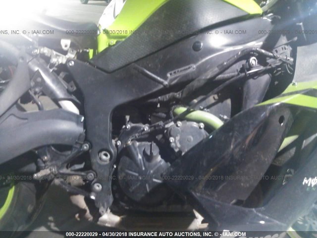 JKAZX4P118A040595 - 2008 KAWASAKI ZX600 P GREEN photo 8