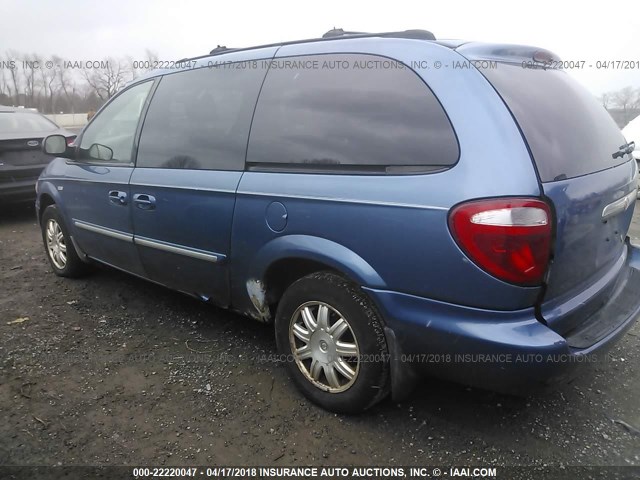 2C4GP54LX5R347649 - 2005 CHRYSLER TOWN & COUNTRY TOURING BLUE photo 3