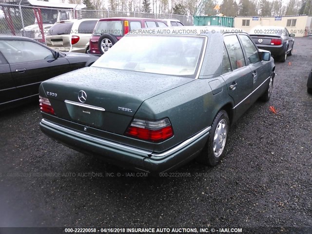 WDBEB31E2SC153183 - 1995 MERCEDES-BENZ E 300D/300D SPECIAL GREEN photo 4