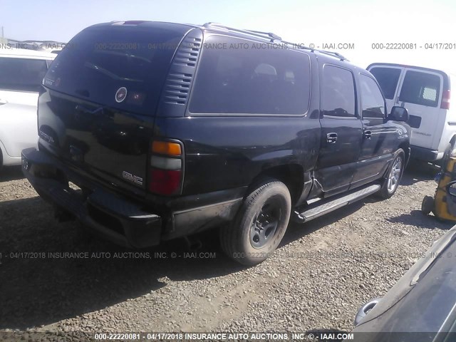 1GKFK66UX6J153686 - 2006 GMC YUKON XL DENALI BLACK photo 4