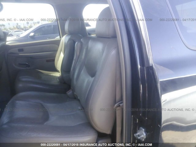 1GKFK66UX6J153686 - 2006 GMC YUKON XL DENALI BLACK photo 8