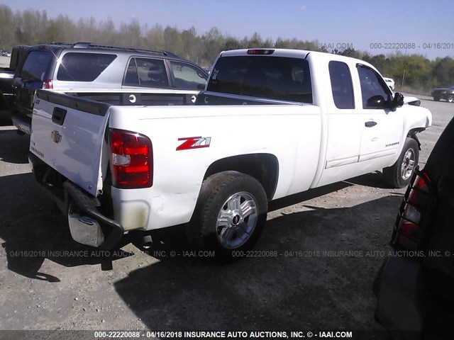 1GCEC290X9Z148693 - 2009 CHEVROLET SILVERADO C1500 LT WHITE photo 4