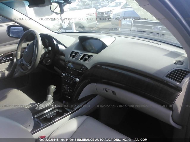 2HNYD2H68AH503388 - 2010 ACURA MDX TECHNOLOGY BLACK photo 5