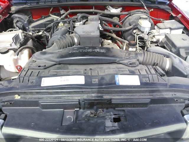 1GCCS1445XK231100 - 1999 CHEVROLET S TRUCK S10 RED photo 10