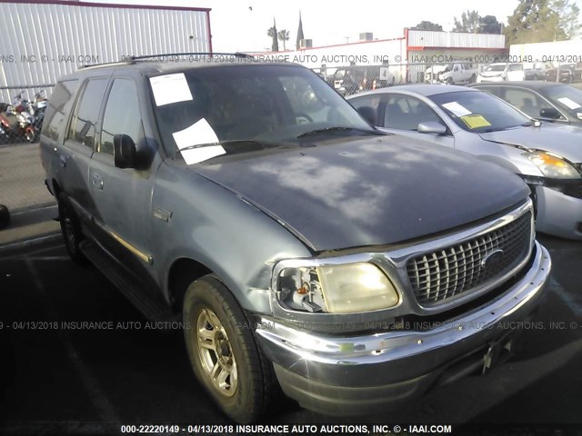 1FMRU1568YLB28457 - 2000 FORD EXPEDITION XLT BLUE photo 1