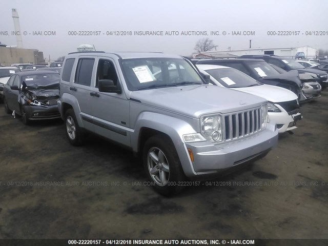 1J8GN28K19W544821 - 2009 JEEP LIBERTY SPORT GRAY photo 1