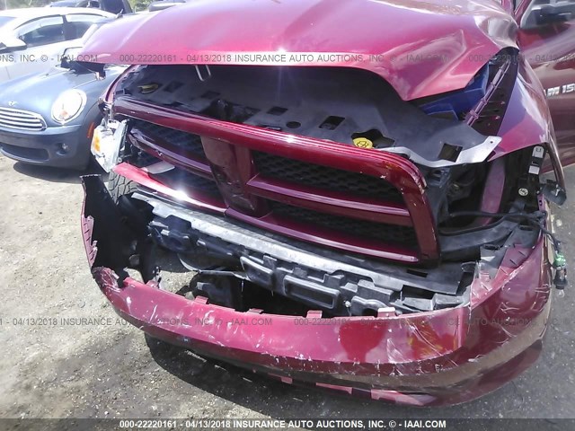 1C6RD6KTXCS132432 - 2012 DODGE RAM 1500 ST RED photo 6