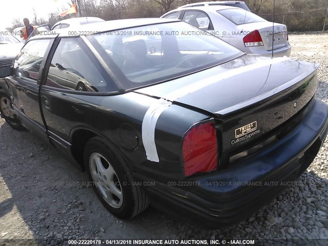 1G3WH12MXVF306152 - 1997 OLDSMOBILE CUTLASS SUPREME SL 绿色 照片 3