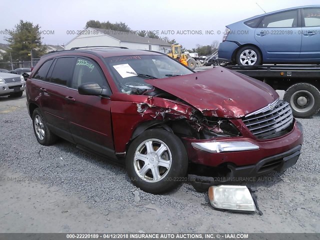 2C4GM68485R320337 - 2005 CHRYSLER PACIFICA TOURING RED photo 1