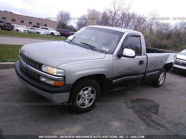 1GCEC14T4XE225588 - 1999 CHEVROLET SILVERADO C1500 TAN photo 2