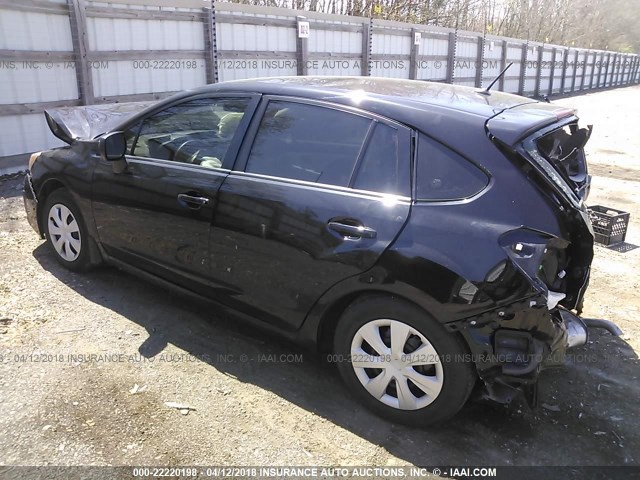 JF1GPAA66E8293453 - 2014 SUBARU IMPREZA BLACK photo 3