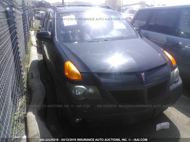 3G7DA03E61S501215 - 2001 PONTIAC AZTEK BLACK photo 1