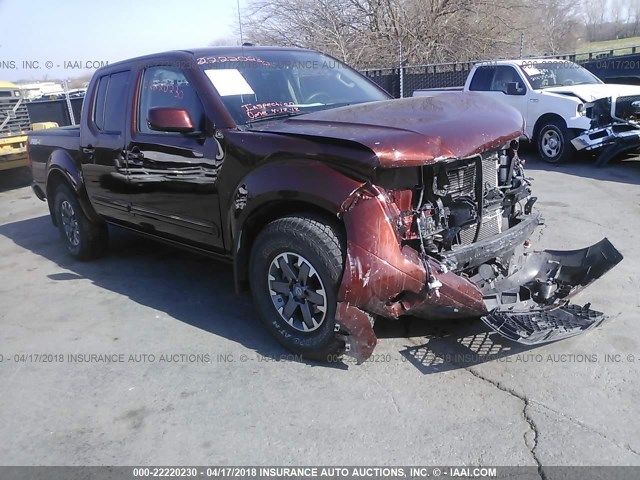 1N6DD0EV0HN711168 - 2017 NISSAN FRONTIER S/SV/SL/PRO-4X ORANGE photo 1