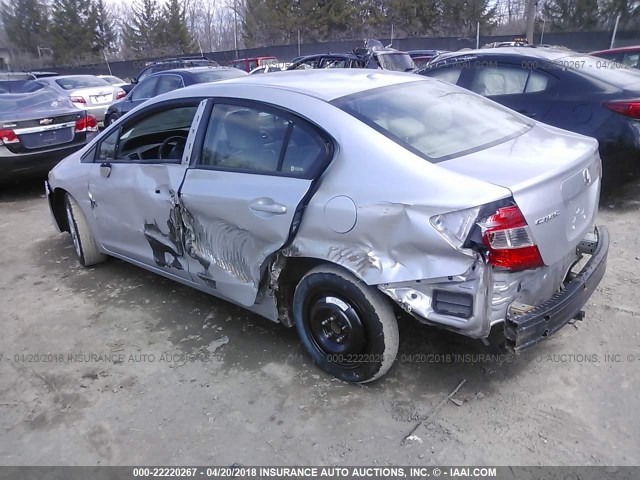2HGFB2F97CH570813 - 2012 HONDA CIVIC EXL Gümüş foto 3