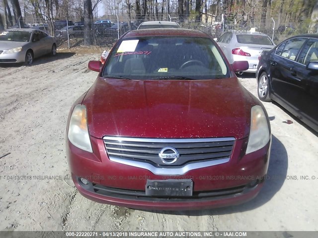 1N4AL21E47N430540 - 2007 NISSAN ALTIMA 2.5/2.5S BURGUNDY photo 6