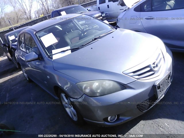 JM1BK343661409129 - 2006 MAZDA 3 HATCHBACK BLUE photo 1