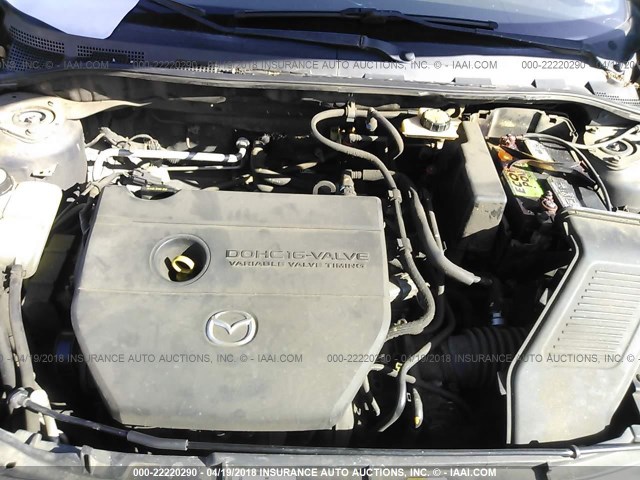 JM1BK343661409129 - 2006 MAZDA 3 HATCHBACK BLUE photo 10