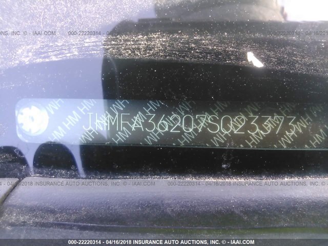 JHMFA36207S023373 - 2007 HONDA CIVIC HYBRID GREEN photo 9