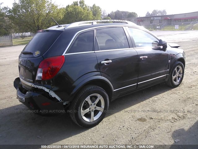 3GNAL3EK8ES569810 - 2014 CHEVROLET CAPTIVA LT BLACK photo 4