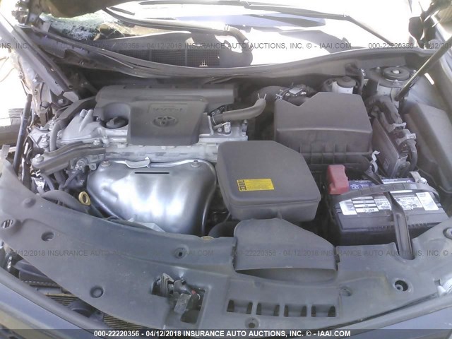 4T1BF1FK4EU307267 - 2014 TOYOTA CAMRY L/SE/LE/XLE 黑色 照片 10