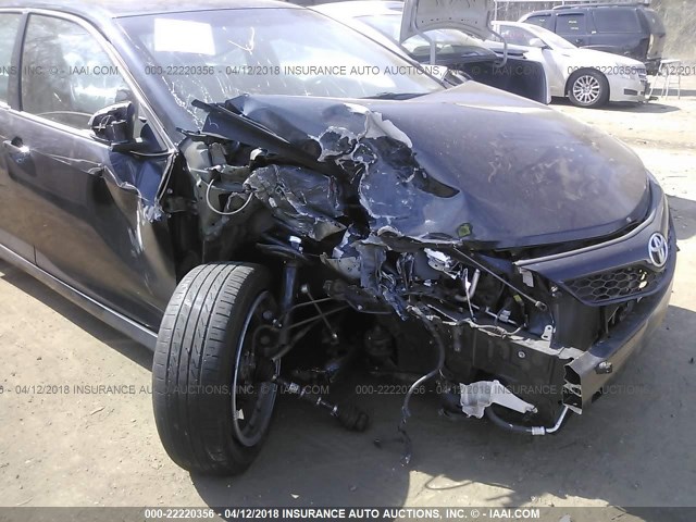 4T1BF1FK4EU307267 - 2014 TOYOTA CAMRY L/SE/LE/XLE 黑色 照片 6