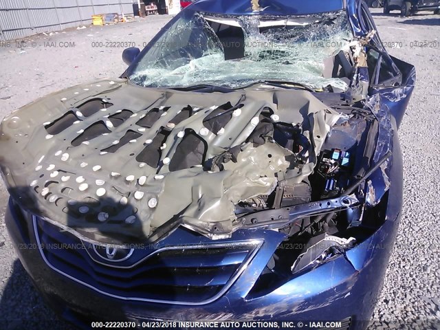 4T1BF3EK7BU642130 - 2011 TOYOTA CAMRY SE/LE/XLE BLUE photo 6