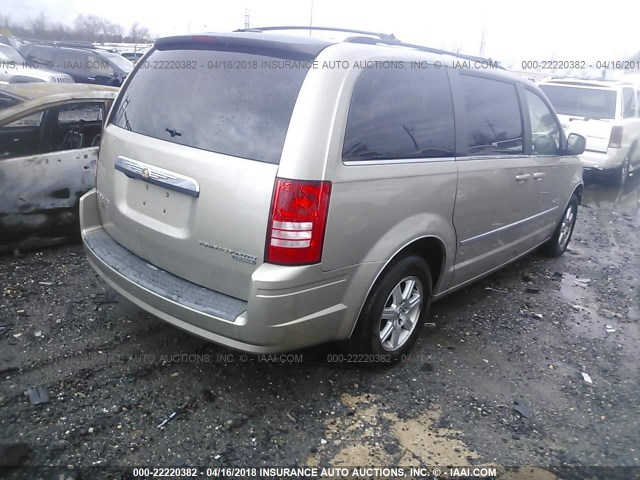 2A8HR54109R525600 - 2009 CHRYSLER TOWN & COUNTRY TOURING TAN photo 4
