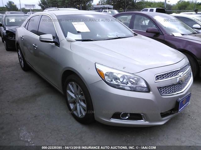 1G11H5SA6DF233957 - 2013 CHEVROLET MALIBU LTZ GOLD photo 1