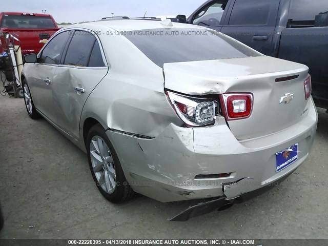 1G11H5SA6DF233957 - 2013 CHEVROLET MALIBU LTZ GOLD photo 3