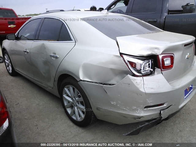 1G11H5SA6DF233957 - 2013 CHEVROLET MALIBU LTZ GOLD photo 6