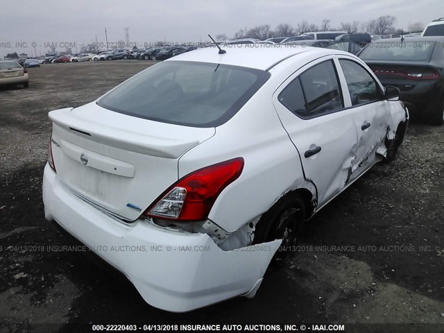 3N1CN7AP2FL894598 - 2015 NISSAN VERSA S/S PLUS/SV/SL WHITE photo 4