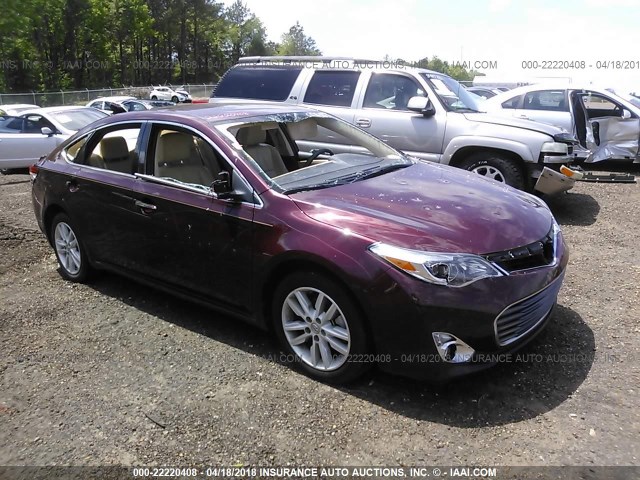 4T1BK1EB0FU166843 - 2015 TOYOTA AVALON XLE/PREMIUM/TOURING/LTD MAROON photo 1