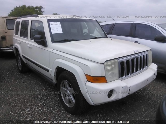 1J8HH48P07C505834 - 2007 JEEP COMMANDER WHITE photo 1