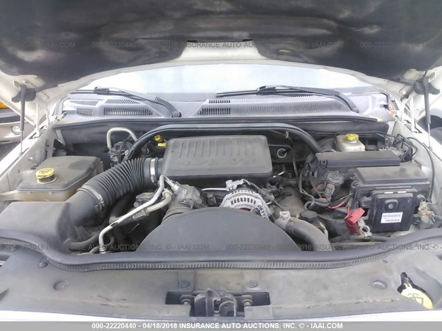 1J8HH48P07C505834 - 2007 JEEP COMMANDER WHITE photo 10