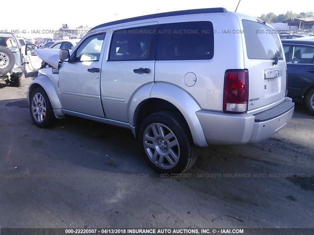 1D8GT58688W114723 - 2008 DODGE NITRO R/T SILVER photo 3