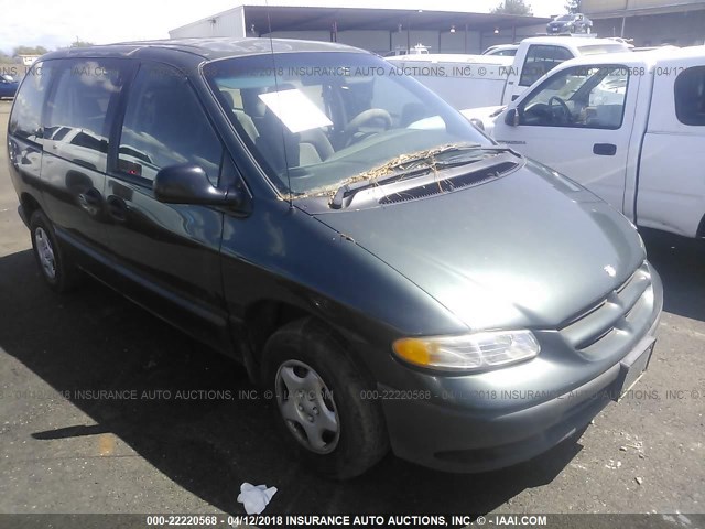 2B4FP25B8YR784454 - 2000 DODGE CARAVAN GREEN photo 1