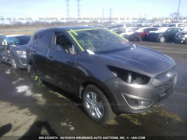 KM8JT3AB1BU210899 - 2011 HYUNDAI TUCSON GL/GLS GRAY photo 1