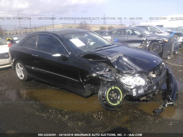 WDBTJ72H17F208383 - 2007 MERCEDES-BENZ CLK 550 BLACK photo 1