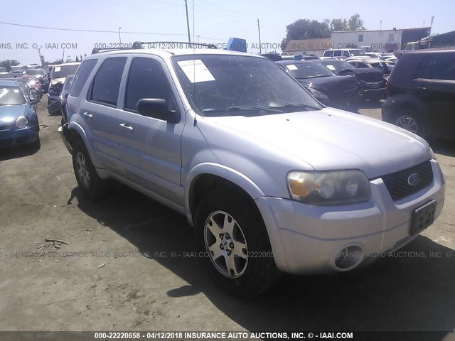 1FMYU94135KC43128 - 2005 FORD ESCAPE LIMITED SILVER photo 1