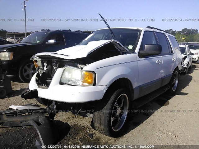 1FMPU15515LA62733 - 2005 FORD EXPEDITION XLT თეთრი ფოტო 2