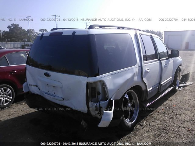 1FMPU15515LA62733 - 2005 FORD EXPEDITION XLT თეთრი ფოტო 4
