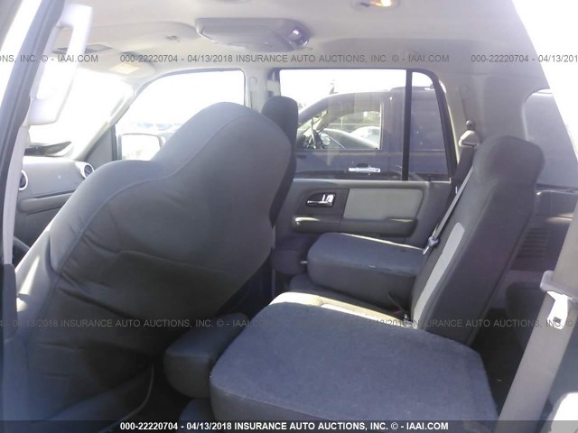 1FMPU15515LA62733 - 2005 FORD EXPEDITION XLT WHITE photo 8