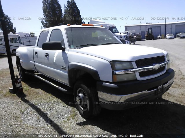 1GCJC33123F101480 - 2003 CHEVROLET C3500 CREWCAB  WHITE photo 1