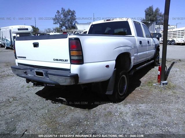 1GCJC33123F101480 - 2003 CHEVROLET C3500 CREWCAB  WHITE photo 4