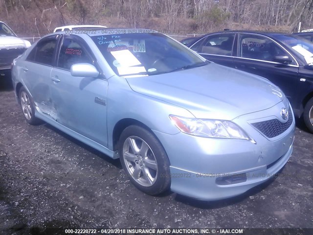 4T1BE46K49U914411 - 2009 TOYOTA CAMRY SE/LE/XLE Light Blue photo 1